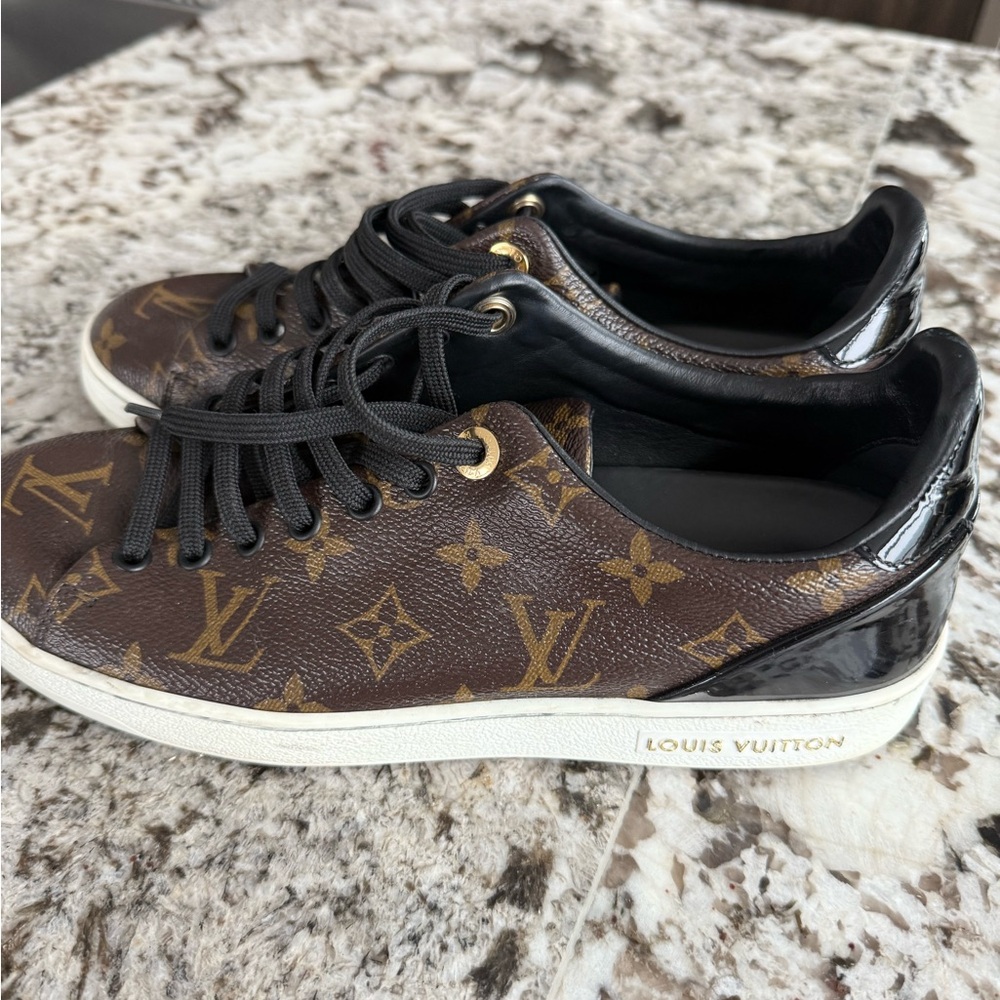 Louis Vuitton Brown and Black Sneakers